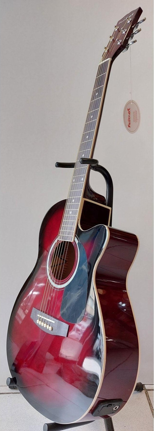 Usb Girişli Ekolayzırlı Elektro Akustik Gitar(BORDO)