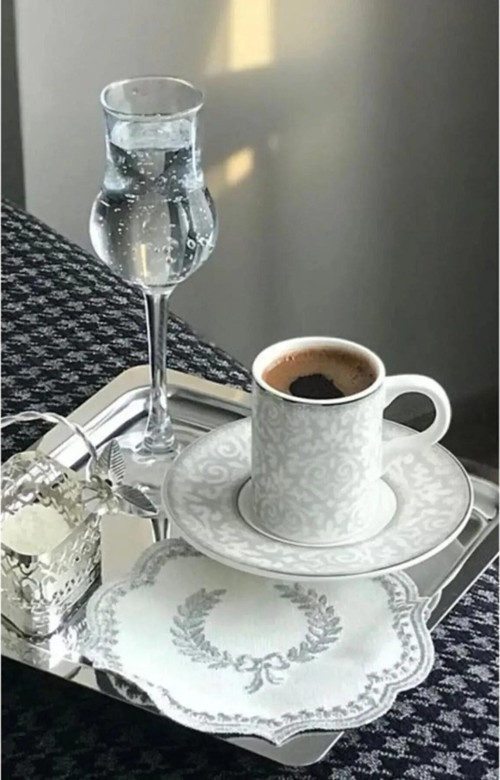 Paslanmaz Çelik Gümüş Renk Sunum Tepsisi Çay Kahve Pasta Tatlı Servis Sunum Tepsisi 2 Ade