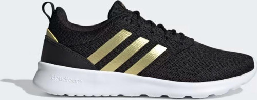 QT Racer 2.0 Siyah Gold Detay Kadın Sneaker Koşu Yürüyüş Günlük Spor Ayakkabısı H05800