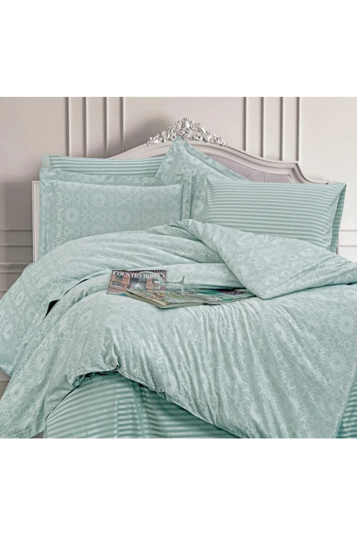 Jardin Bambu Jakar Kumaş Mint İkili Oksford Yastık Kılıfı 60x80 Cm 1354