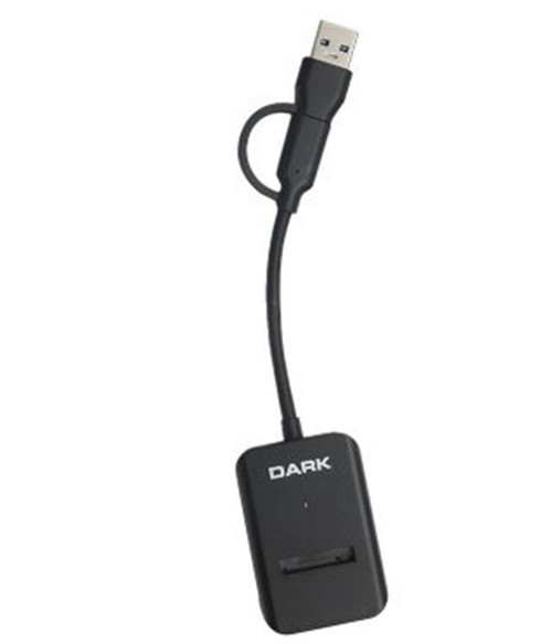 USB-A + USB-C 10- M Key M.2 NVMe SSD Taşınabilir Disk Yerleştirme Adaptörü DK-AC-DSEM3
