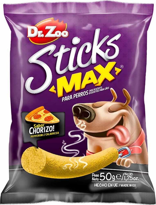 Dr.Zoo Max Sucuklu ve Peynirli Sticks Köpek Ödülü 50 Gr