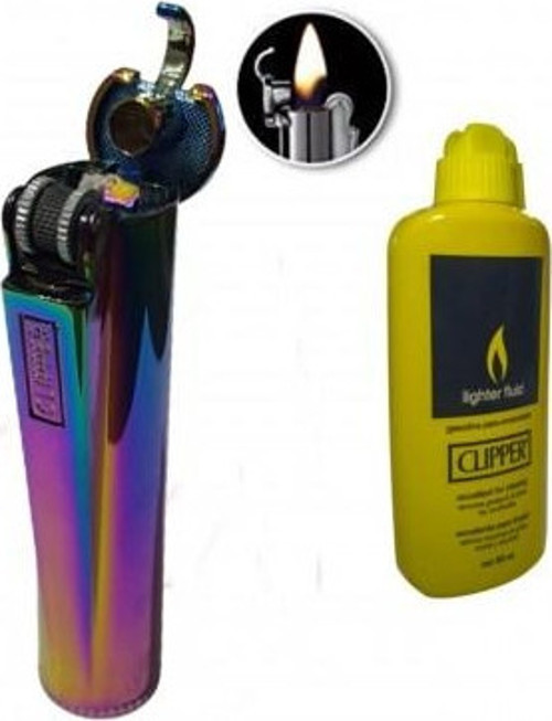 Kişiye Özel CLIPPER TAM METAL BENZİNLİ ÇAKMAK ICY CLIPPER 80ML BENZİN
