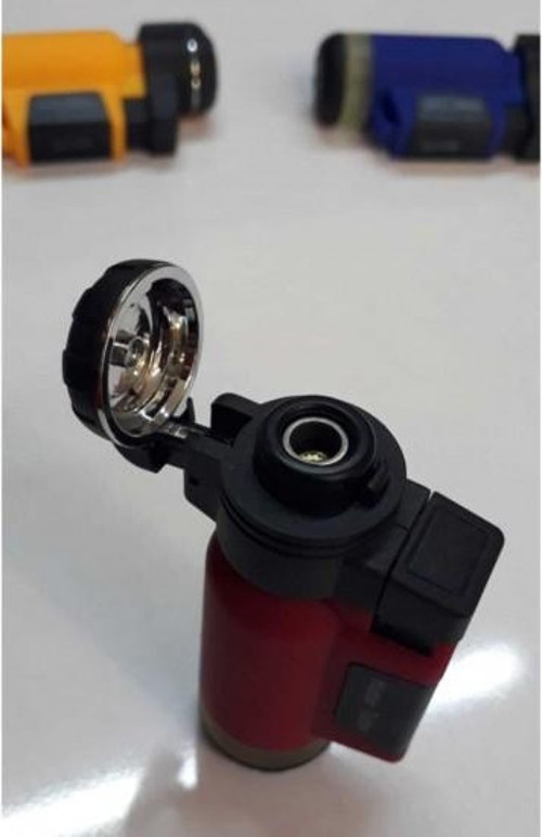 Kişiye Özel KIRMIZI TURBO TEK PÜRMÜZ ALEV PRO ÇAKMAĞI