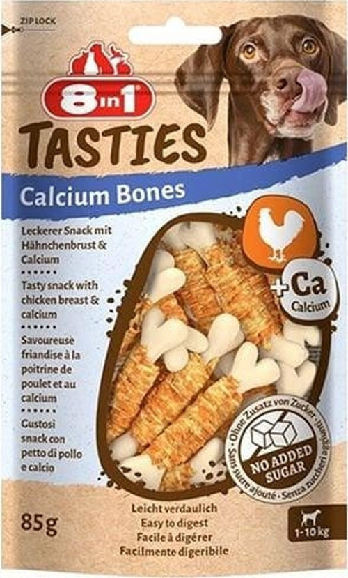 Tasties Calcium Bones Tavuk Sargılı Köpek Ödülü 85 Gr