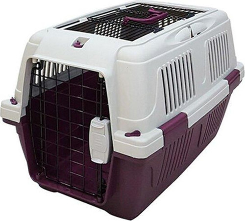 CD3 Üstten Açılabilir Kedi-Köpek Taşıma Çantası Bordo 57x37x35cm
