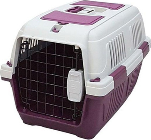 CD4 Kedi-Köpek Taşıma Çantası Bordo 63x41x40 cm