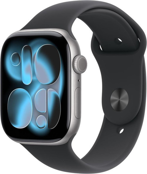 Watch Series 11 Gps 46Mm Uzay Grisi Alüminyum Kasa Ve Siyah Spor Kordon Akıllı Saat (Apple Türkiye Garantili)