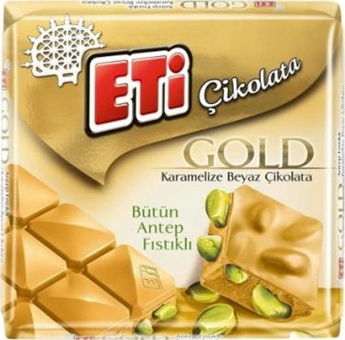 Gold Antep Fıstıklı Çikolata 60 Gr. (4'lü)