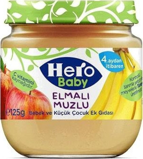 24'lü Hero Baby Elmalı Muzlu 125 Gr.