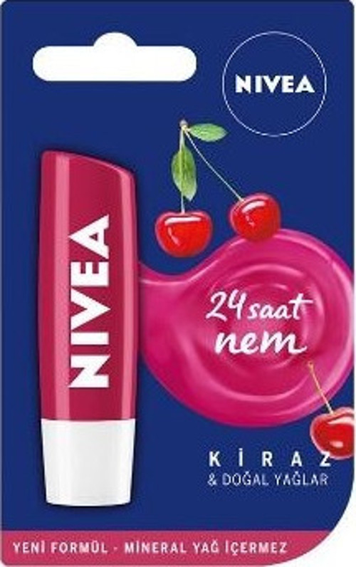 Lip Stick 4,8 Gr. Fruity Shine Kiraz Dudak Kremi (24'lü)