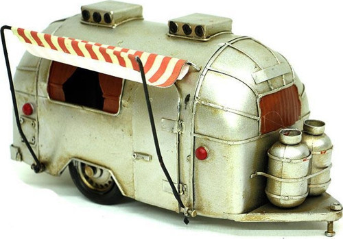 Dekoratif Metal Karavan Tenteli Vintage Hediyelik