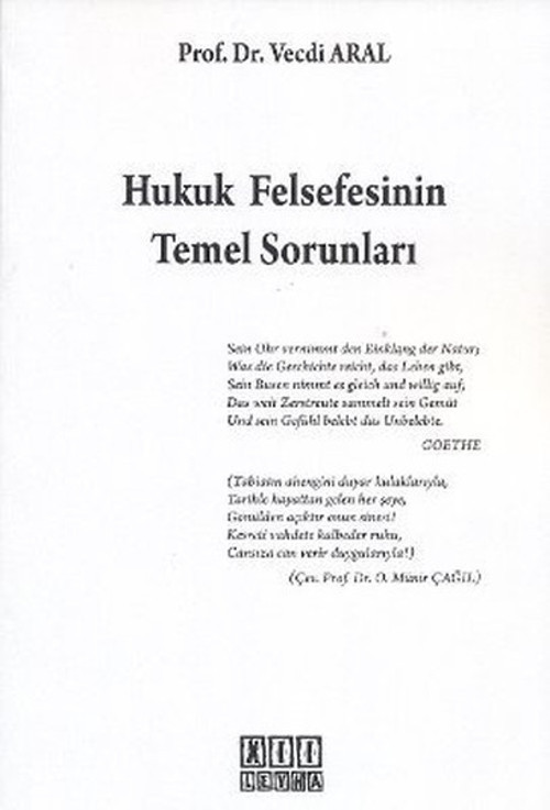 Hukuk Felsefesinin Temel Sorunları