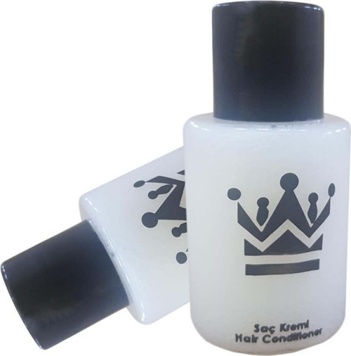 100 Adet Saç Kremi Standart Otel Tipi Mini 30 ML Silindir Şişe Tek Kullanımlık Kullan At