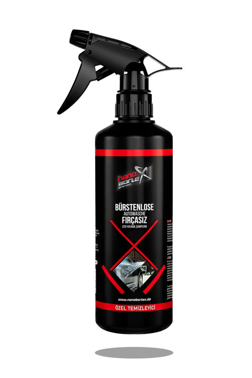 Fırçasız Oto Yıkama Şampuanı - Süngersiz Çizik Önleyici Temizlik & Parlaklık 500 ML