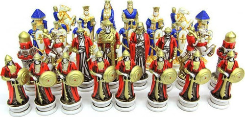Satranç Taşı Polyester Ortaboy Selçuklu Haçlı Dekoratif Hediyelik