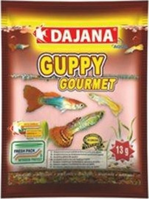 Guppy Gourmet Flakes Akvaryum Balık Yemi 80 Ml 13 Gr