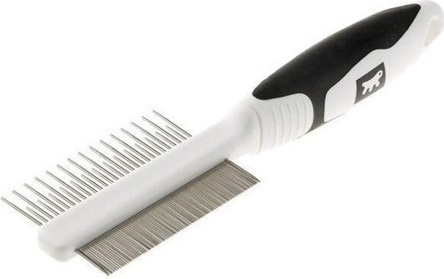 GRO 5762 Premium Çift Taraflı Kedi ve Köpek Tüy Tarama Fırçası Small