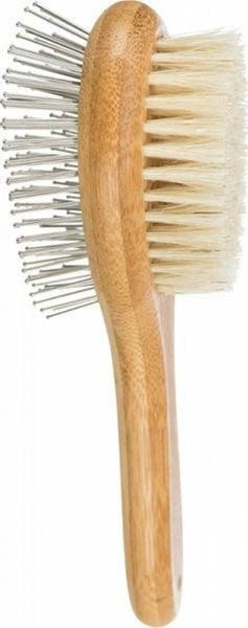 Çift Taraflı Tarama Fıçası Bambu Saplı 5x19cm