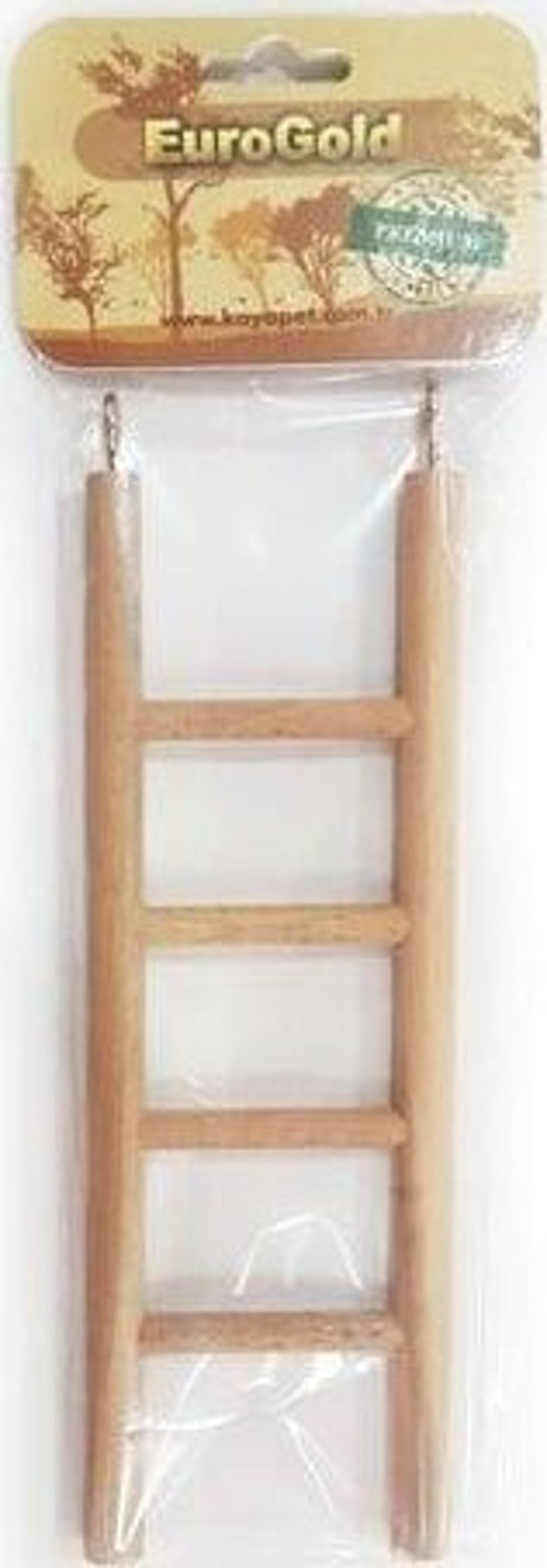 Ahşap Kuş Oyuncağı Merdiven 4 Basamaklı 22cm