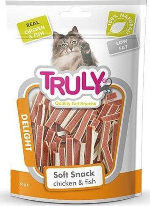 Yumuşak Kedi Ödülü Tavuk-Balık Sandwich 50Gr