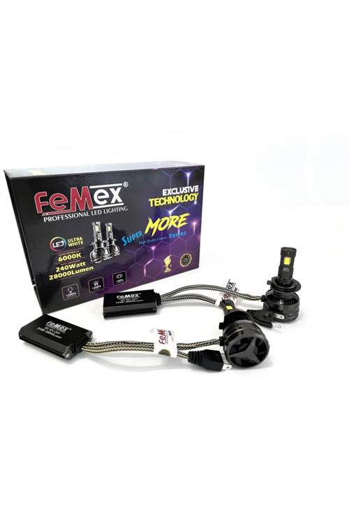 H7 LED XENON LED HEADLİGHT SUPER MORE CSP SUPERIOR ETI CHİPSET RADYATÖR SOĞUTMALI