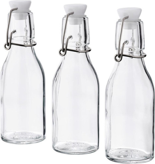 Korken Cam Su Şişesi - 3 adet - Her biri 150 ml