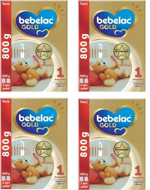 Gold 1 Numara Bebek Sütü Doğumdan Itibaren 800Gr X 4 Adet