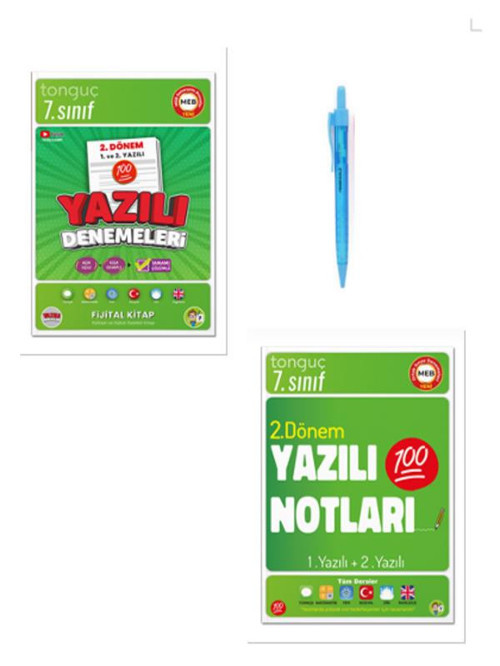Tonguç Akademi 7. Sınıf 2. Dönem 1 ve 2. Yazılı Notları ve Deneme
