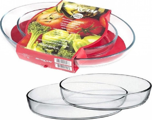 Clasıc Borcam Oval Tepsi Seti 2Li 159033 1550cc+3200cc