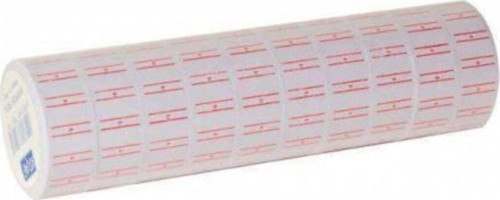 Motex Fiyat Etiketi Beyaz Çizgili 12 X 21 mm