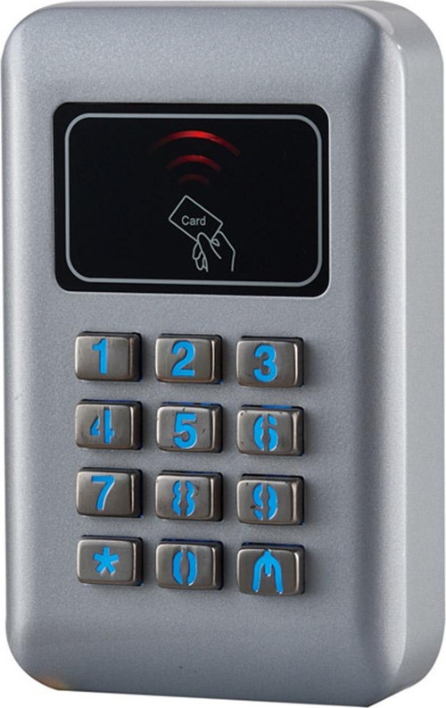 PM-24323 Kapı Metal Şifrematik Okuyucu Su Geçirmez Pin Prox Kartlı Geçiş Kontrol Sistemi