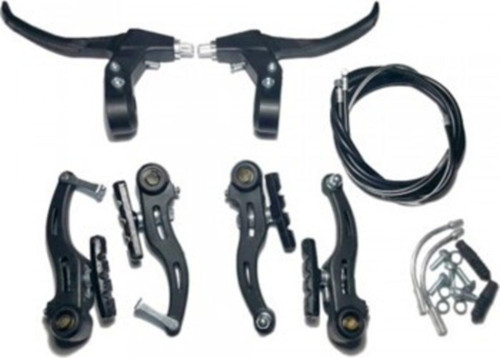 Bisiklet, Mtb Fren Takımı V Brake, Full, Fren Kolları Dahil