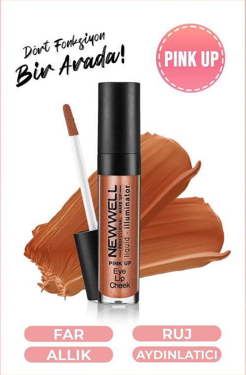 Lıquıd Illumınator Aydınlatıcı Allık 3 In 1 - Pink Up