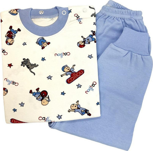 Caillou Pijama Takımı 1 Yaş - Mavi