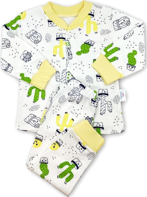 Sleeper Cactus Bebek Pijama Takımı 0-3 Ay - Sarı