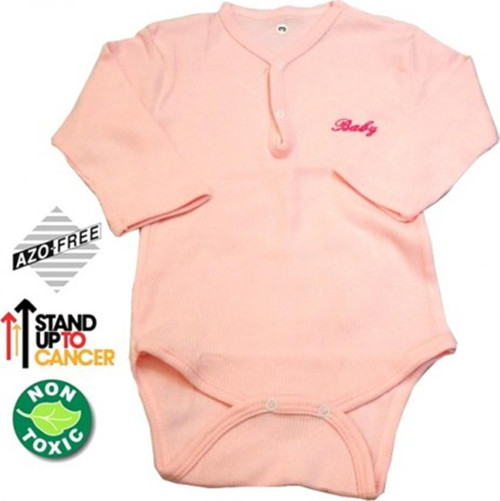 Uzun Kol Kaşkorse Badi (Body) - Pembe 12-18 Ay