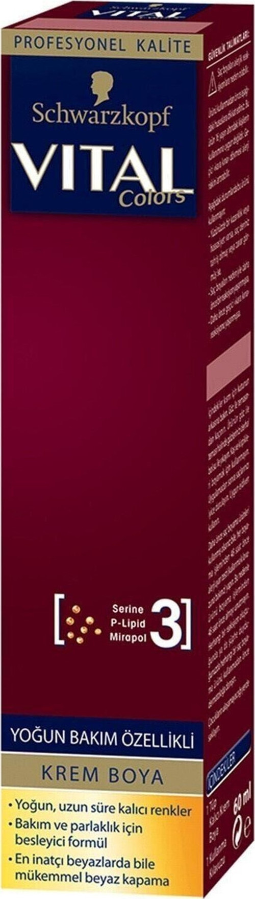 Vıtal Krem Saç Boyası 5-00 Açık Kahve - 60 Ml