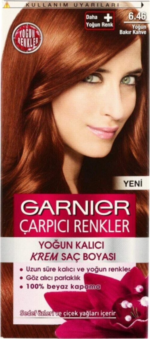 Saç Boyası - Çarpıcı Renkler 6.46 Yoğun Bakır Kahve 3600541137011
