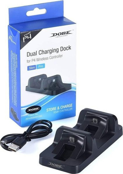 Dobe PS4 Dualshock Şarj Stand Kit 2 Li Şarj Stand Göstergeli