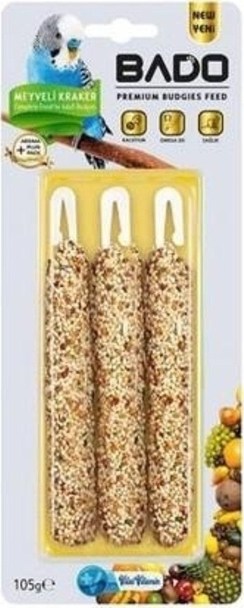Meyveli Kuş Krakeri 3 Lü 105 Gr