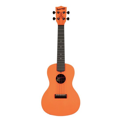 Waterman Recycled Concert Ukulele (Sunset Orange)