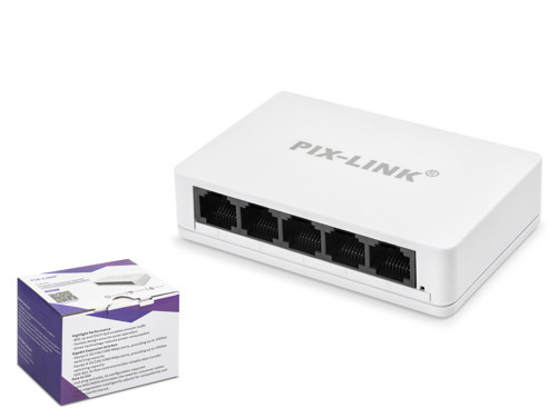 PIX-LINK LV-GS05 Gigabit Ethernet Switch 5 Port - Beyaz