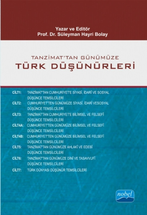 Tanzimattan Günümüze Türk Düşünürleri 7 Cilt 8 Kitap