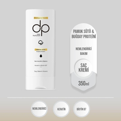 Pamuk Sütü Buğday Proteini Saç Bakım Kremi 350 Ml