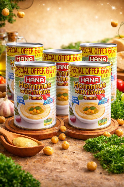 HUMUS (NOHUT EZMESİ) - HOMMUS 400 GR X5 ADET
