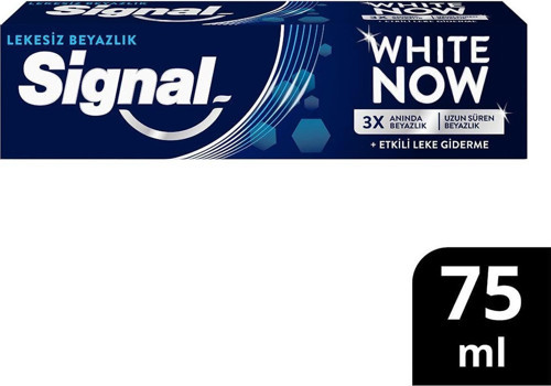 White Now Leke Karşıtı Kahve Ve Sigara İçenler İçin Beyazlatıcı Diş Macunu 75 Ml