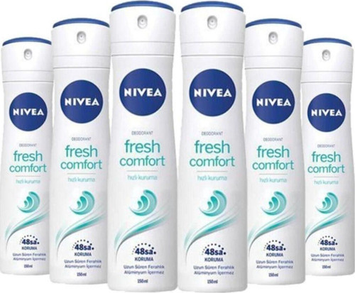 Fresh Comfort Kadın Sprey Deodorant 150 Ml X 6 Adet