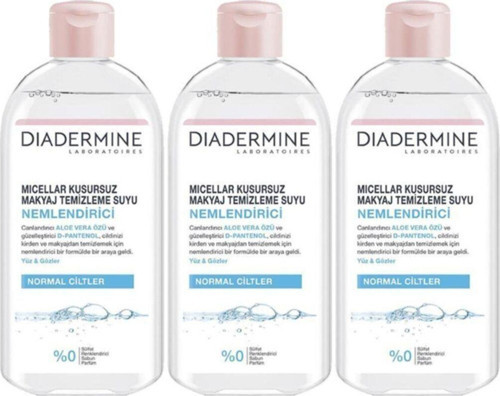 Dıadermıne Micellar Kusursuz Makyaj Temizleme Suyu Nemlendirici 400 Ml X 3 Adet