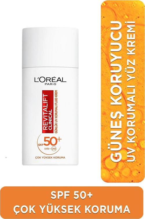 Revitalift Clinical Spf 50 Günlük Yüksek Uv Korumalı Yüz Güneş Kremi 50ml